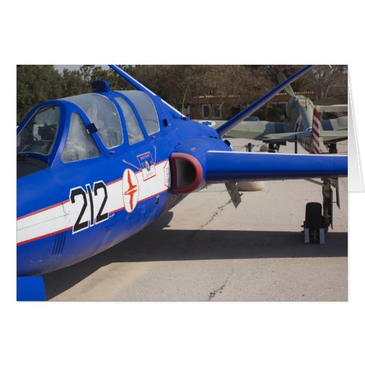 French Built Fouga Magister trainer Cards (Front Horizontal)