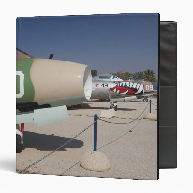 French-built Mystere fighter 3 Ring Binder (Front/Inside)