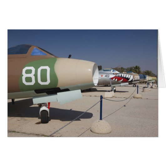French-built Mystere fighter Cards (Front Horizontal)