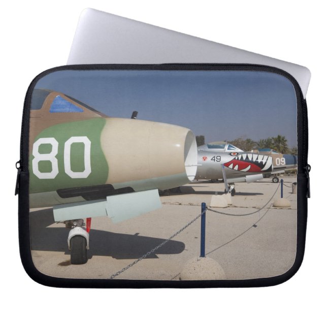 French-built Mystere fighter Laptop Sleeve (Front)