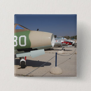 French-built Mystere fighter Pinback Button