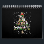 French Bull Christmas Tree Covered By Flashlight Calendar<br><div class="desc">French Bull Christmas Tree Covered By Flashlight</div>