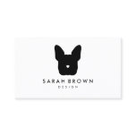 French Bull Dog puppy face frenchies Business Card