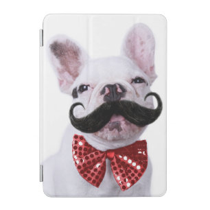 French Bull Dog Puppy With Mustache iPad Mini Cover