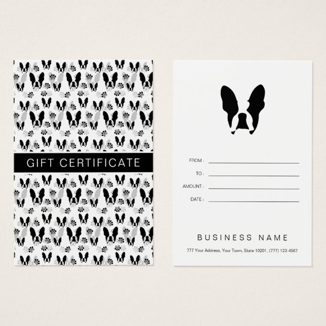 French bulldog (Front & Back)