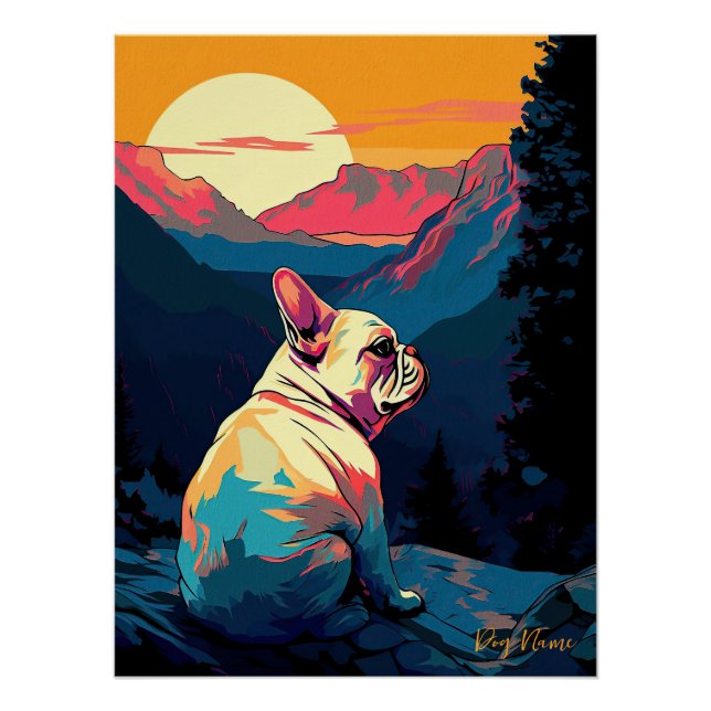 French Bulldog 005 - Bruno Pokopen Poster (Front)