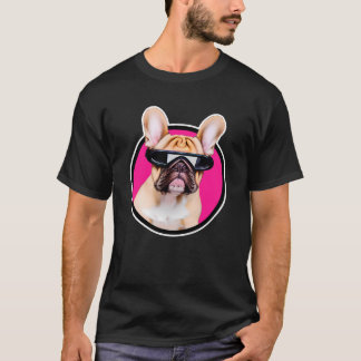 French Bulldog 80s Style Vaporwave Frenchies Lover T-Shirt