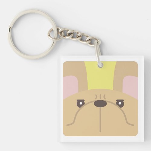 French Bulldog Acrylic Keychain