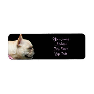 French Bulldog address labels