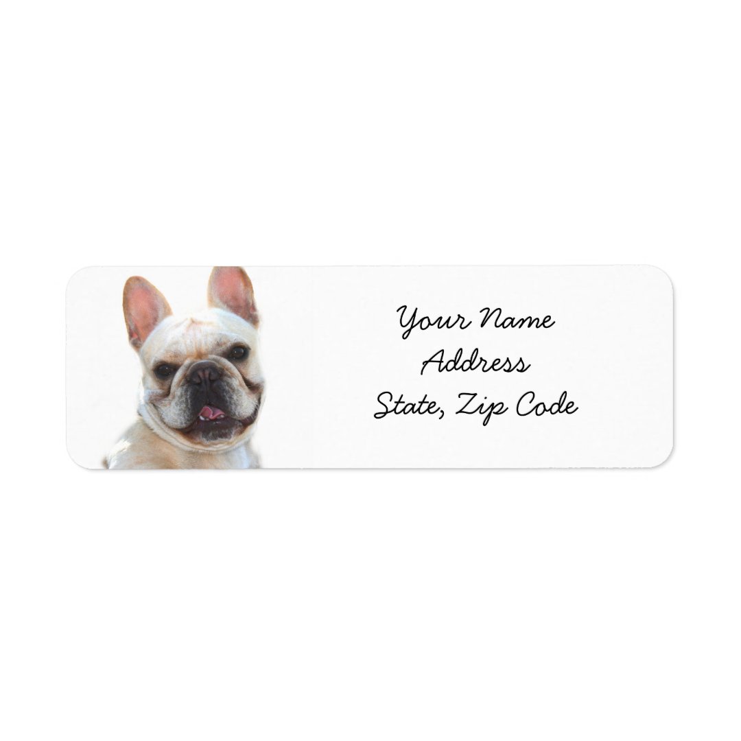 French Bulldog Address Labels | Zazzle