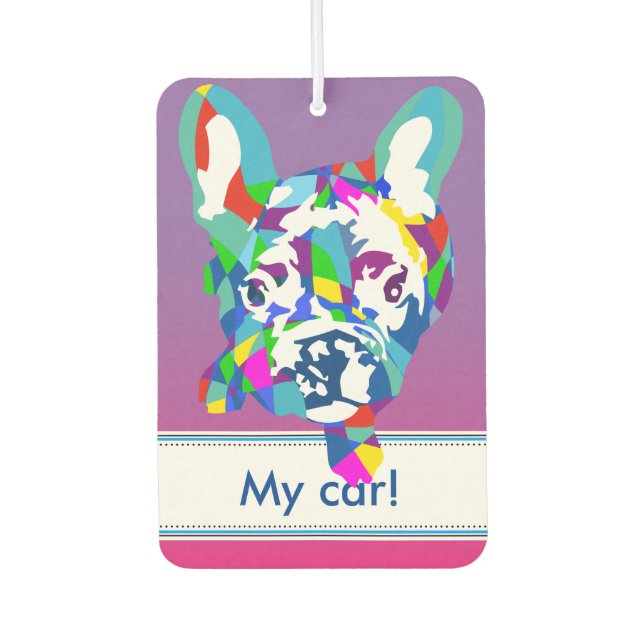 French Bulldog Air Freshener (Front)