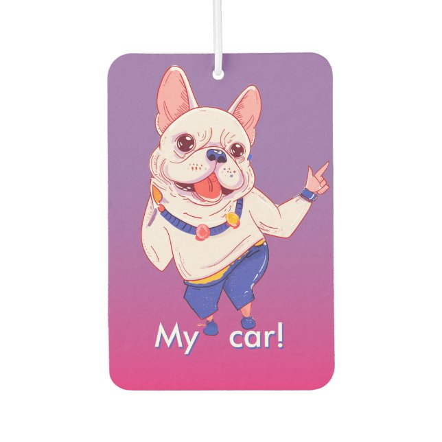 French Bulldog Air Freshener (Front)