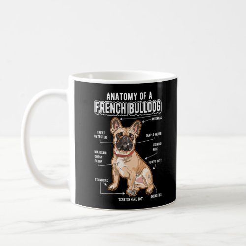 French Bulldog Anatomy Funny Dog Coffee Mug