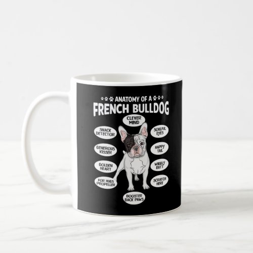 French Bulldog Anatomy Humor Frenchie Puppy Coffee Mug