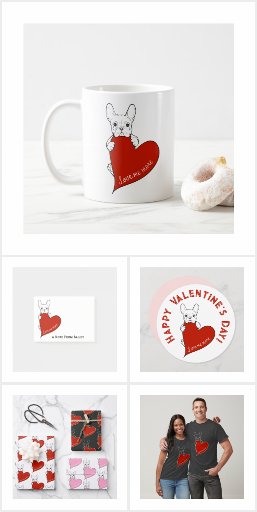 French Bulldog And A Red Heart Gifts
