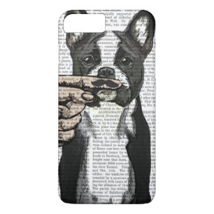 French Bulldog and Finger Moustache iPhone 8 Plus/7 Plus Case