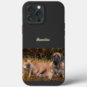 French Bulldog and Mastiff friends iPhone 13 Pro Max Case
