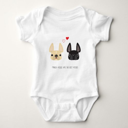 French Bulldog Apparel Baby Bodysuit