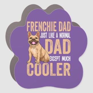 French Bulldog Apparel Men Car Magnet