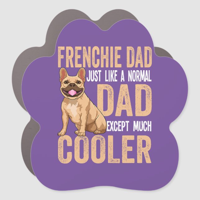 French Bulldog Apparel Men   Car Magnet (Front)