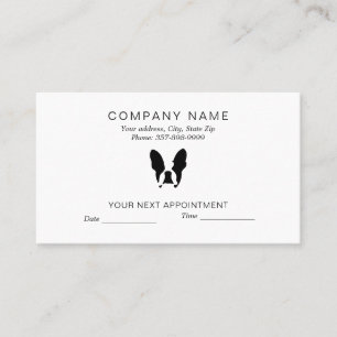 French Bulldog  Appointment Card