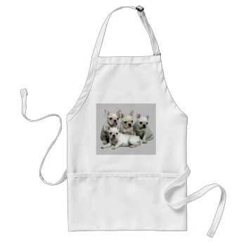 French Bulldog Apron by normagolden at Zazzle