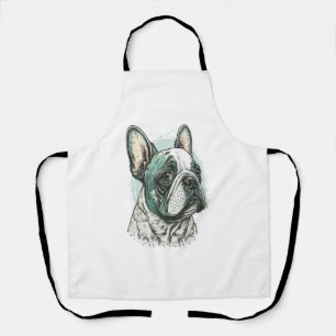 French bulldog apron