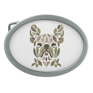 French Bulldog Art Belt Buckle