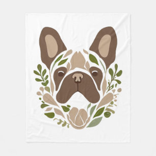French Bulldog Art Fleece Blanket