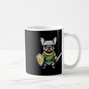 French Bulldog As Retro Video Game Character  Coffee Mug