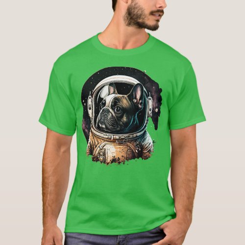 French Bulldog Astronaut 13 T_Shirt