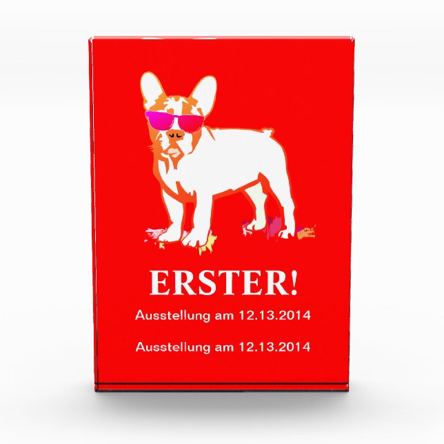 French Bulldog award (Front)