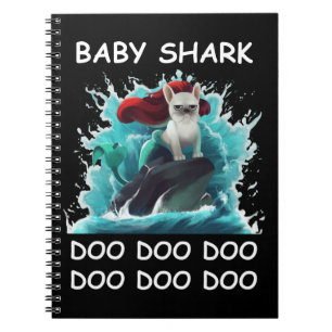French Bulldog Baby Shark Doo Doo Doo Notebook
