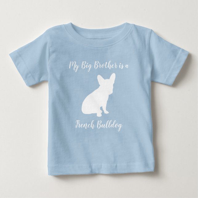 French Bulldog Baby Shower Frenchie Frenchy Baby T-Shirt (Front)