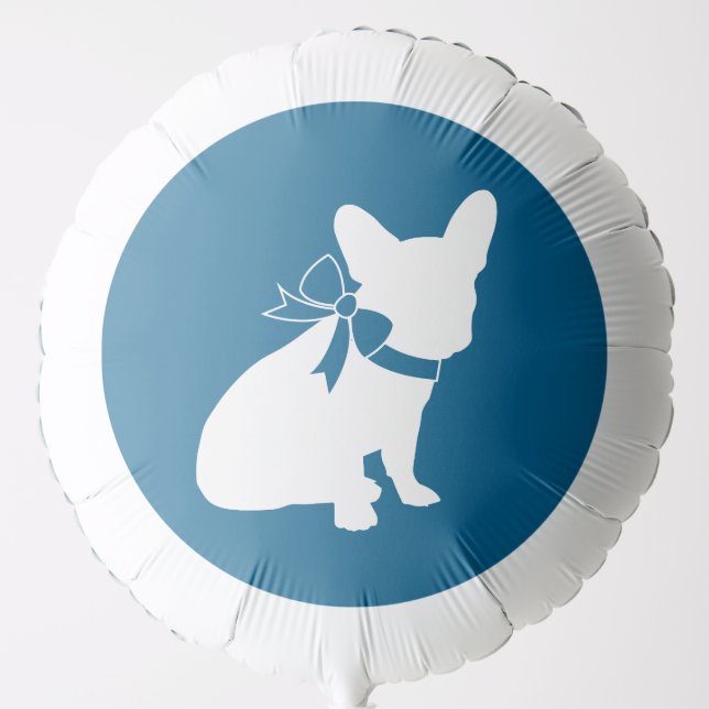 French Bulldog Baby Shower Frenchie Frenchy Balloon (Front)