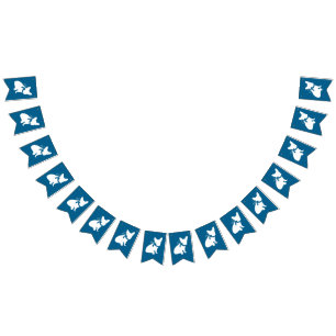 French Bulldog Baby Shower Frenchie Frenchy Bunting Flags