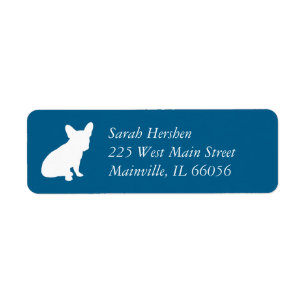 French Bulldog Baby Shower Frenchie Frenchy Label