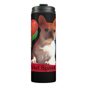 French Bulldog Balloon French Bulldog Thermal Tumbler