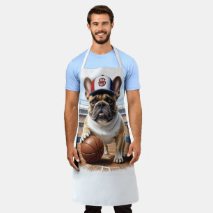 French Bulldog Basketball Bulldog Father's Day Apron