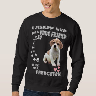 French Bulldog Beagle Mix Dog Mom Dad Costume Cute Sweatshirt
