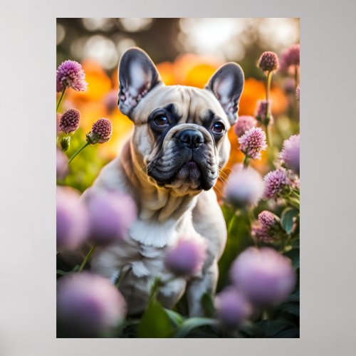 French Bulldog beautiful photo Poster