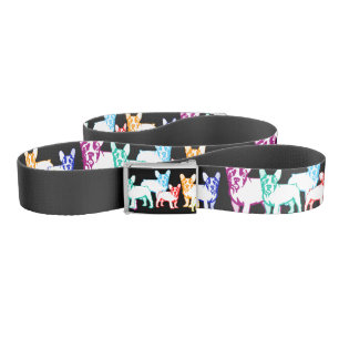 French Bulldog Belt Colorfull