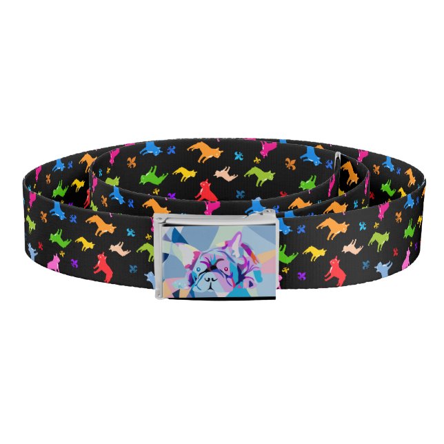 French Bulldog Belt Colorfull  (Coil)