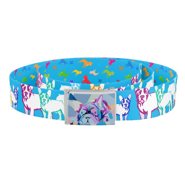 French Bulldog Belt Colorfull  (Coil)