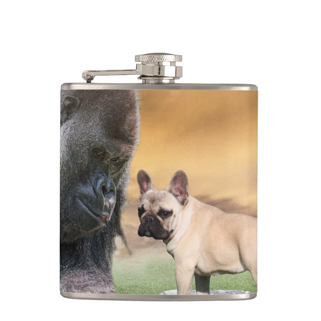French Bulldog best friends Flask (Front)