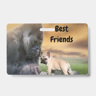 French Bulldog Best Friends French Bulldog Badge