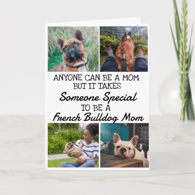 French Bulldog...Best Mom Mother's Day Card (Front)