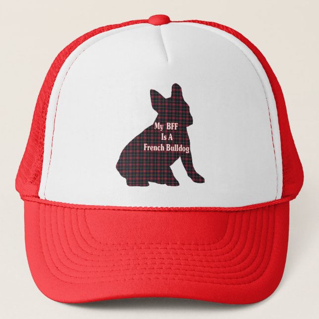 French Bulldog BFF Gifts Trucker Hat (Front)