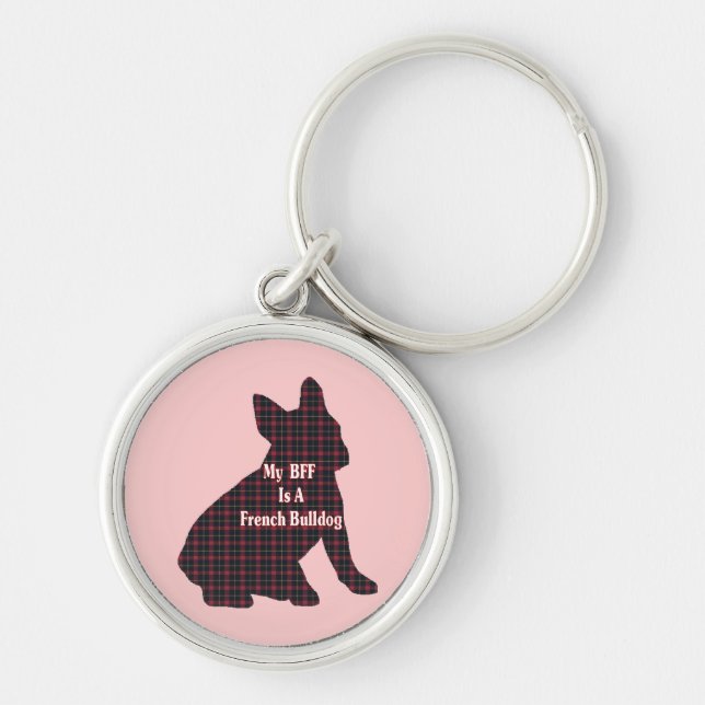 French Bulldog BFF Keychain (Front)