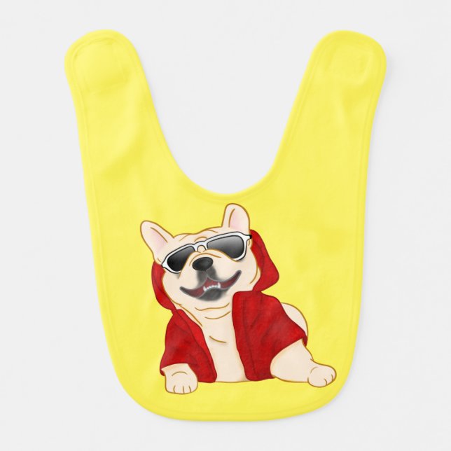 French Bulldog Bib (Front)